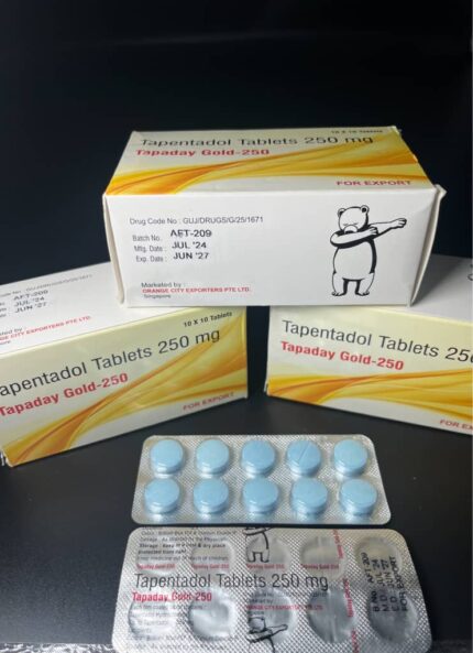 250MG TAPENTADOL PER PILL. 10 PILLS PER STRIP. INDIAN SCRIPT